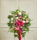 Pastel Sympathy Standing Spray Davis Floral Clayton Indiana from Davis Floral